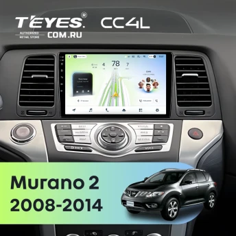 Штатная магнитола Teyes CC4L 6/64 Nissan Murano 2 Z51 (2008-2014)