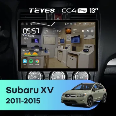 Штатная магнитола Teyes CC4 Pro 8/128 Subaru XV (2011-2015) Тип-B (13")
