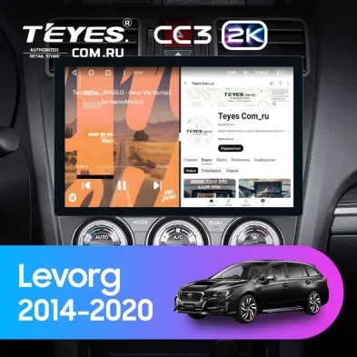 Штатная магнитола Teyes CC3 2K 6/128 Subaru Levorg VM (2014-2020) F1 (11")