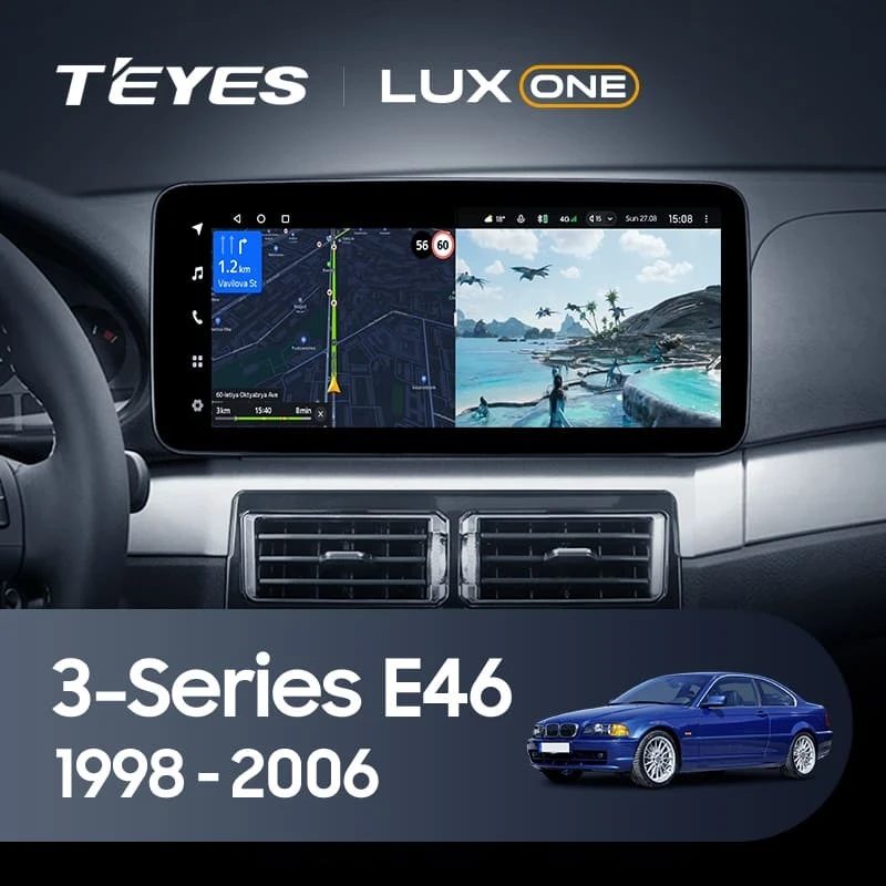 Штатная магнитола Teyes LUX ONE 6/128 BMW 3 серии E46 (1998-2006)