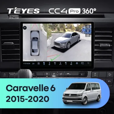 Штатная магнитола Teyes CC4 Pro 360 8/128 Volkswagen Caravelle T6 (2015-2020) (11")