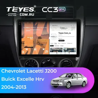 Штатная магнитола Teyes CC3 2K 4/32 Chevrolet Lacetti J200 (2004-2013) F3