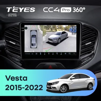 Штатная магнитола Teyes CC4 Pro 360 12/256 Lada Vesta Cross Sport (2015-2022) F1