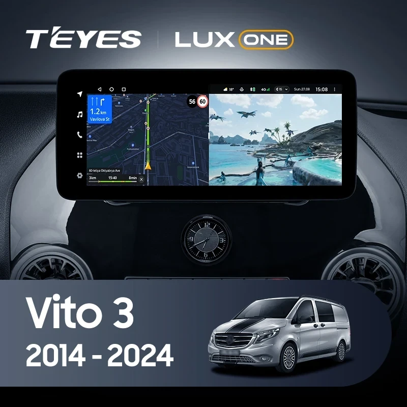 Штатная магнитола Teyes LUX ONE 6/128 Mercedes-Benz Vito 3 W447 (2014-2024)