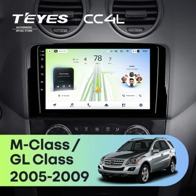 Штатная магнитола Teyes CC4L 6/64 Mercedes-Benz ML-Class (2005-2009) F1