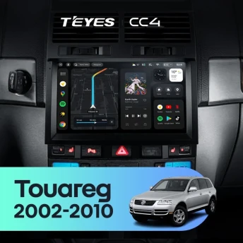 Штатная магнитола Teyes CC4 6/64 Volkswagen Touareg GP (2002-2010) F1