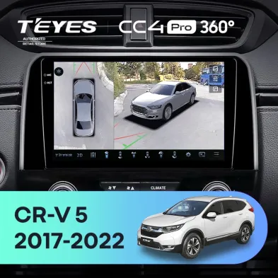 Штатная магнитола Teyes CC4 Pro 360 12/256 Honda CR-V 5 RT RW (2017-2022)
