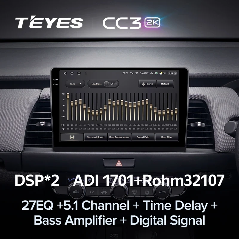 Штатная магнитола Teyes CC3 2K 4/32 Honda Jazz 4 (2020-2024) Тип-B Правый руль