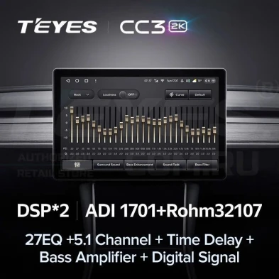 Штатная магнитола Teyes CC3 2K 4/32 Chrysler Town &amp; Country 4 RS (2000-2007) Тип-A (11")