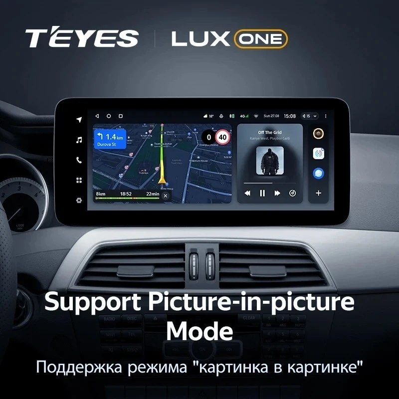 Штатная магнитола Teyes LUX ONE 6/128 Mercedes-Benz GL-Class 2 X166 (NTG 4.5) (2011-2016)