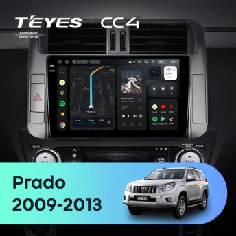 Штатная магнитола Teyes CC4 6/64 Toyota Land Cruiser Prado 150 (2009-2013) F1 Тип-B