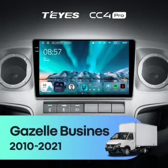 Штатная магнитола Teyes CC4 Pro 8/128 для GAZ Gazelle Busines (2010-2021) F2