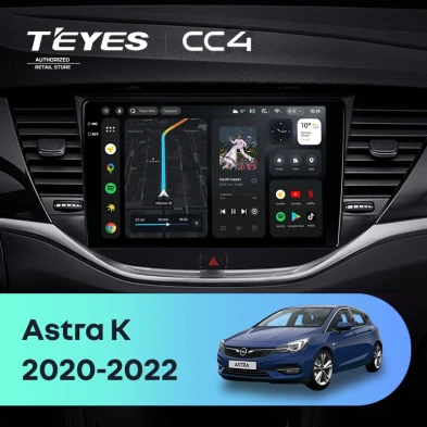 Штатная магнитола Teyes CC4 6/64 Opel Astra K (2020-2022) Тип-B