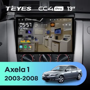 Штатная магнитола Teyes CC4 Pro 12/256 Mazda Axela 1 (2003-2008) (13")