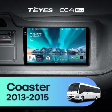 Штатная магнитола Teyes CC4 Pro 12/256 Toyota Coaster (2013-2015)