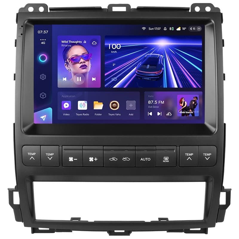 Переходная рамка Toyota Land Cruiser Prado 120 / Lexus GX470 GX 470 J120 (2002-2009) (9")