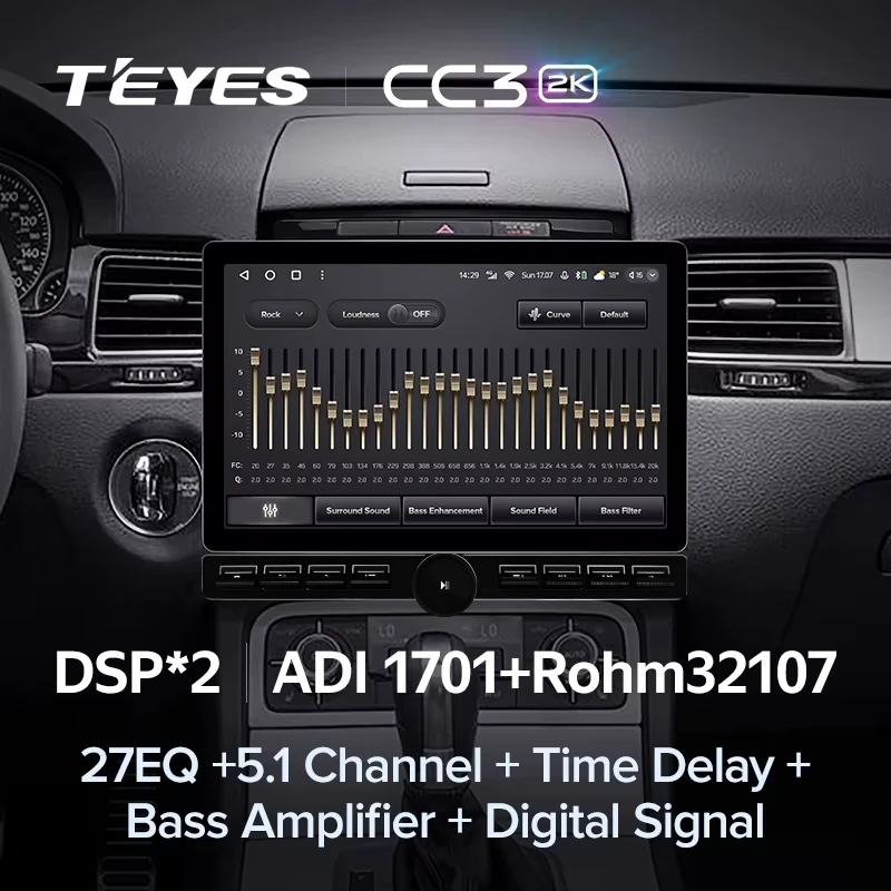 Штатная магнитола Teyes CC3 2K 6/128 Renault Duster (2015-2021) F1 (13" с кнопками)