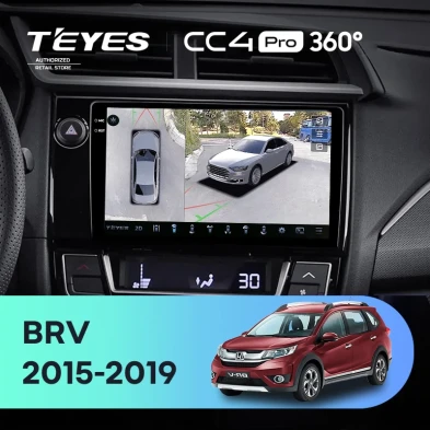 Штатная магнитола Teyes CC4 Pro 360 8/128 Honda BRV (2015-2019)