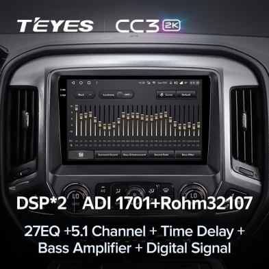 Штатная магнитола Teyes CC3 2K 6/128 Chevrolet Silverado 3 GMTK2 (2013-2019)