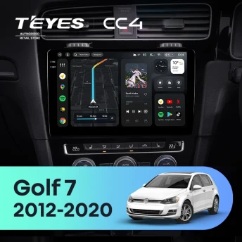Штатная магнитола Teyes CC4 6/64 Volkswagen Golf 7 MK7 (2012-2020) Правый руль