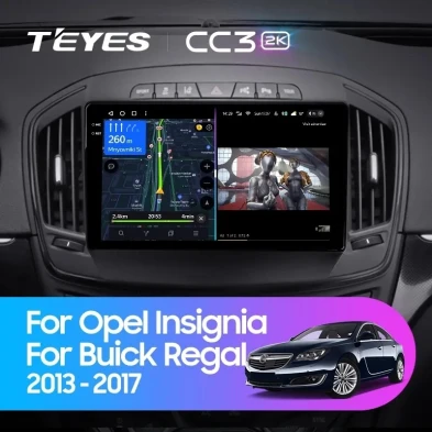 Штатная магнитола Teyes CC3 2K 6/128 Opel Insignia (2013-2017) Тип-B