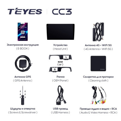 Штатная магнитола Teyes CC3 4/32 Kia Sonet (2020-2022)