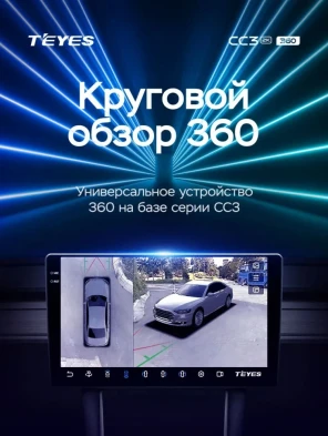 Штатная магнитола Teyes CC3 2K 360 6/128 Geely GS (2016-2021)
