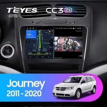 Штатная магнитола Teyes CC3 2K 360 6/128 Dodge Journey JC (2011-2020)