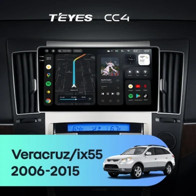 Штатная магнитола Teyes CC4 8/128 Hyundai ix55 (2006-2015)