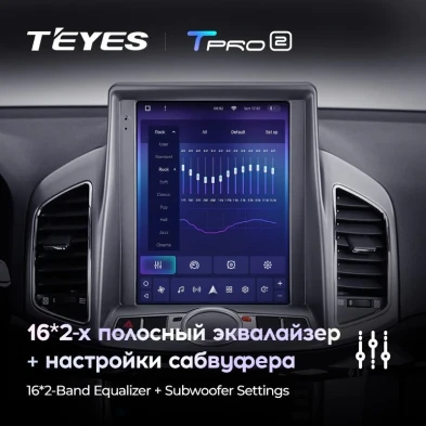 Штатная магнитола Tesla style Teyes TPRO 2 4/64 Chevrolet Captiva (2011-2016)