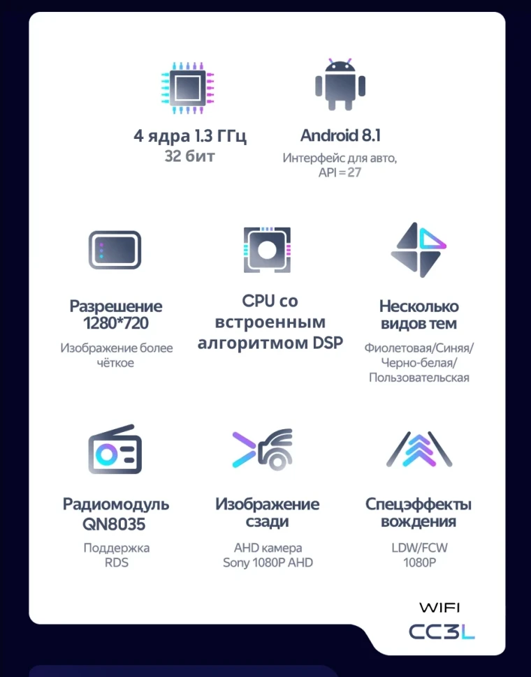 Штатная магнитола Teyes CC3L WiFi 2/32 Peugeot Expert (2016-2026)