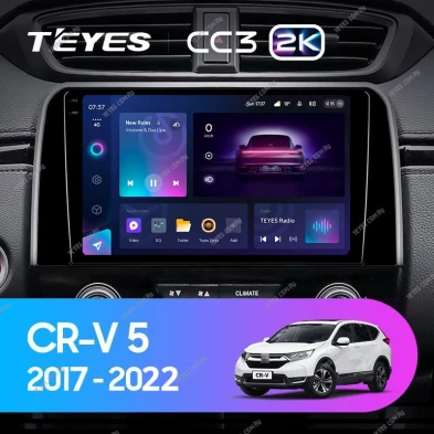 Штатная магнитола Teyes CC3 2K 4/64 Honda CR-V 5 RT RW (2017-2022)