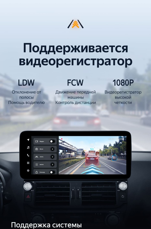 Штатная магнитола Teyes LUX ONE 4/64 Toyota Land Cruiser Prado 150 (2009-2013)