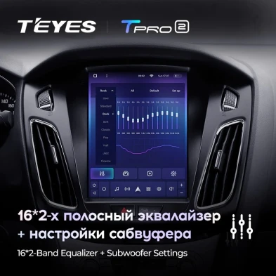 Штатная магнитола Tesla style Teyes TPRO 2 3/32 Ford Focus 3 Mk 3 (2011-2019)