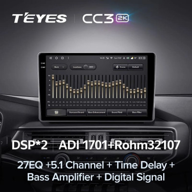 Штатная магнитола Teyes CC3 2K 360 6/128 Changan Kaicene F70 (2019-2023)