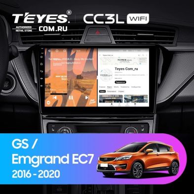 Штатная магнитола Teyes CC3L WiFi 2/32 Geely GS (2016-2020) F2