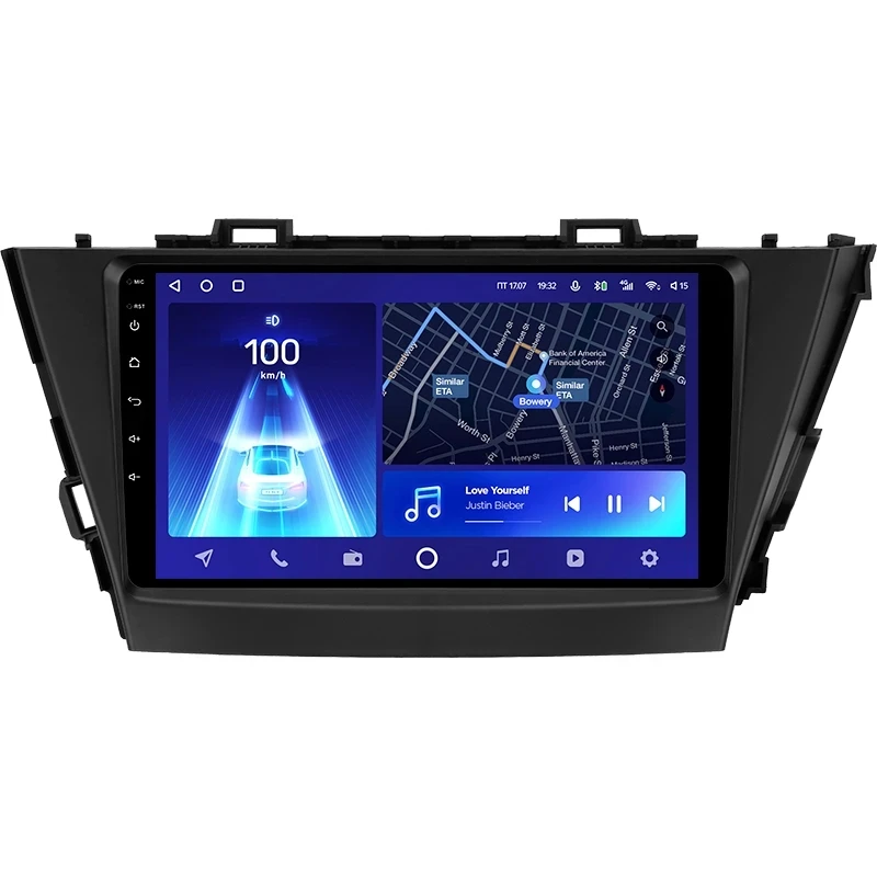 Переходная рамка Toyota Prius Plus V Alpha (2012-2017) Левый руль (9")