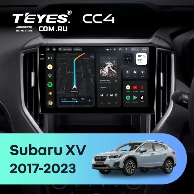 Штатная магнитола Teyes CC4 6/64 Subaru XV (2017-2023)