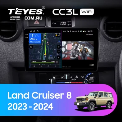 Штатная магнитола Teyes CC3L WiFi 2/32 Toyota Land Cruiser 8 J70 70 (2023-2024)