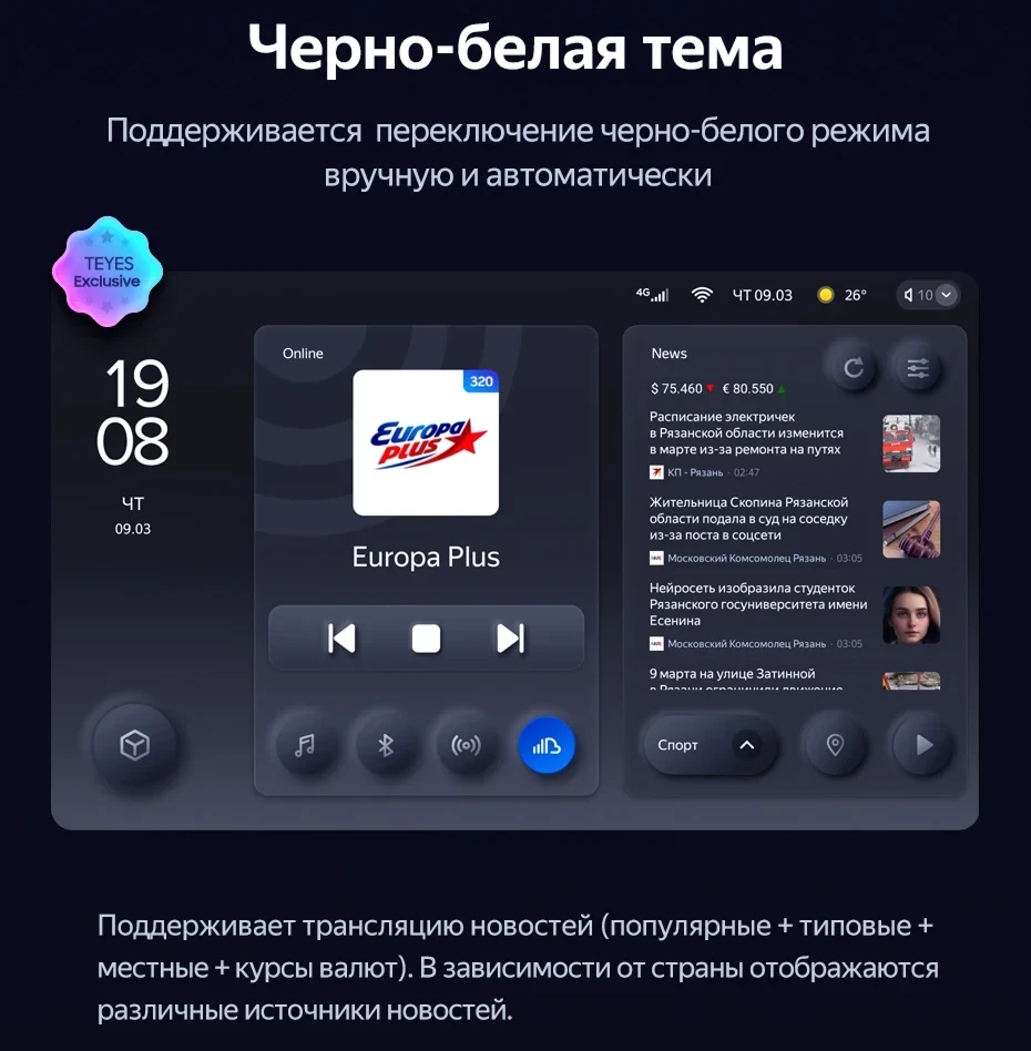 Штатная магнитола Teyes CC3 2K 6/128 Toyota C-HR 1 (2016-2023) F1