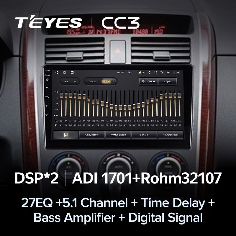 Штатная магнитола Teyes CC3 4/32 Mazda CX-9 TB (2006-2016)