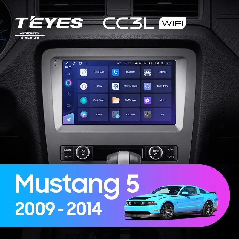 Штатная магнитола Teyes CC3L WiFi 2/32 Ford Mustang 5 S-197 (2009-2014) F2