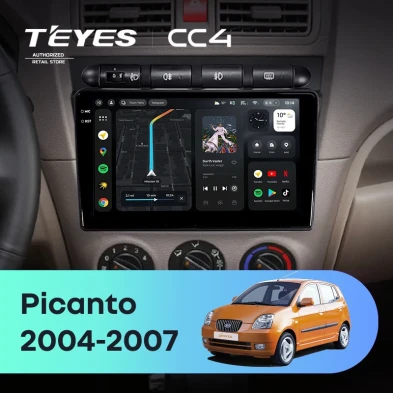 Штатная магнитола Teyes CC4 8/128 Kia Picanto SA Morning (2004-2007)