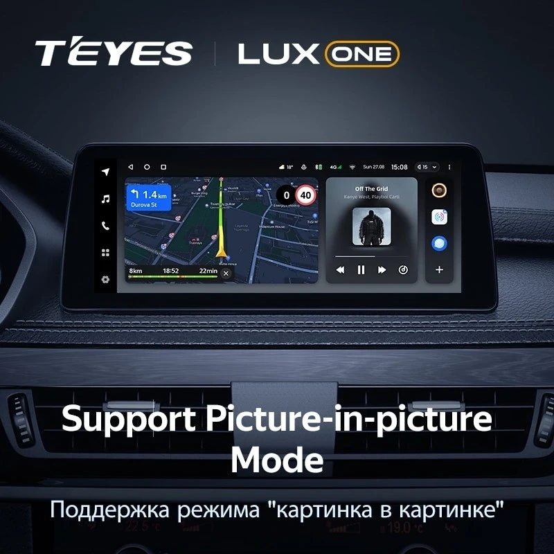 Штатная магнитола Teyes LUX ONE 6/128 BMW 5-Series F10 F11 (NBT) (2013-2017)