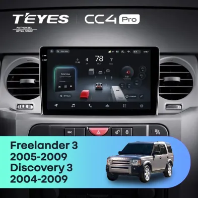 Штатная магнитола Teyes CC4 Pro 8/128 Land Rover Discovery 3 (2004-2009) F1