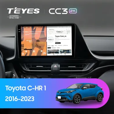 Штатная магнитола Teyes CC3 2K 4/64 Toyota C-HR 1 (2016-2023) F1