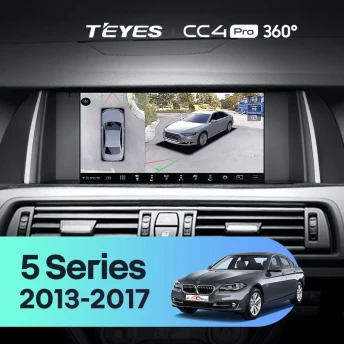 Штатная магнитола Teyes CC4 Pro 360 12/256 BMW 5 Series F10 F11 NBT (2013-2017)