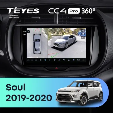 Штатная магнитола Teyes CC4 Pro 360 12/256 Kia Soul (2019-2020)