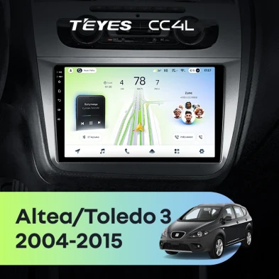 Штатная магнитола Teyes CC4L 6/64 Seat Altea 5P (2004-2015)