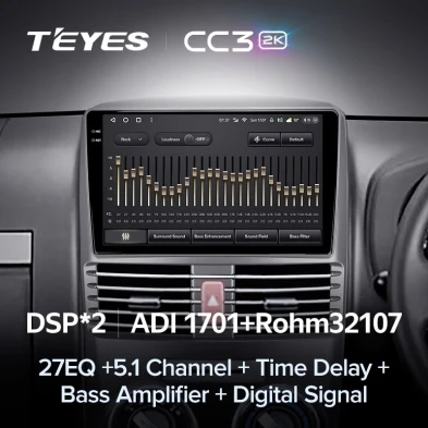 Штатная магнитола Teyes CC3 2K 6/128 Toyota Rush (2015-2018) Правый руль